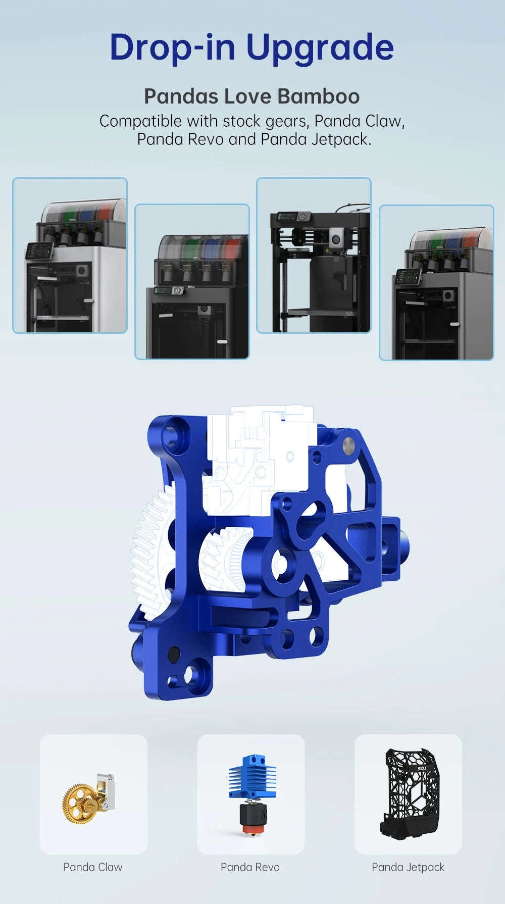 BIGTREETECH Panda Extruder Lightweight Precision CNC Upgrade-Panda Extruder / United States