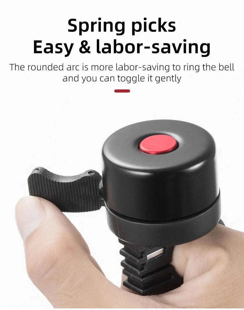 Bike Bell Loud Handlebar Safety Ring for MTB and Road Cycling-2018-1BS