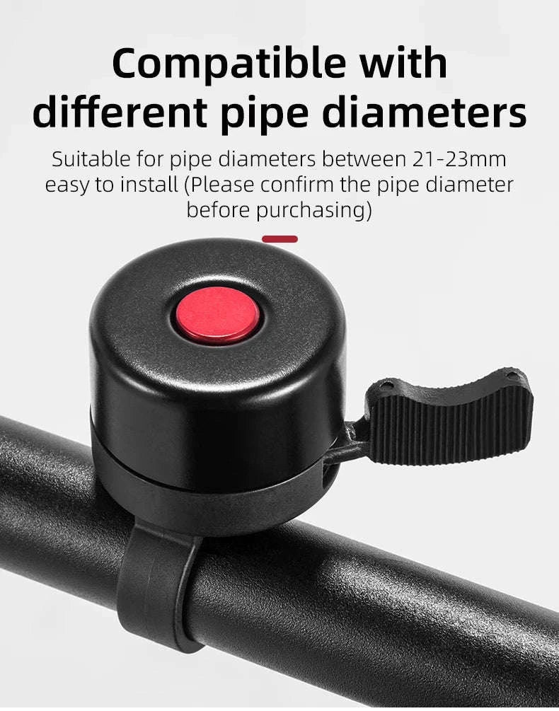 Bike Bell Loud Handlebar Safety Ring for MTB and Road Cycling-2018-1BS