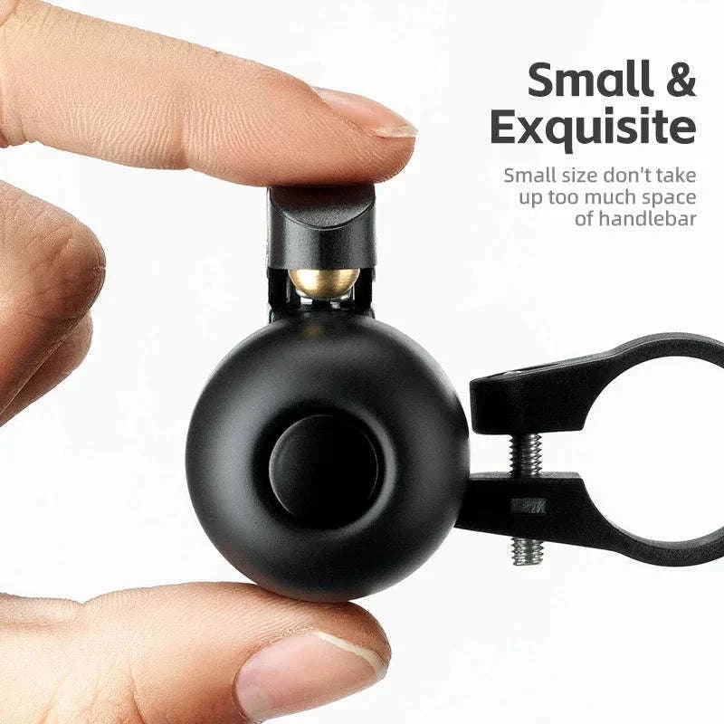 Bike Bell with Crisp Sound Alloy Ring for MTB & Road Bikes-2023-1A Left