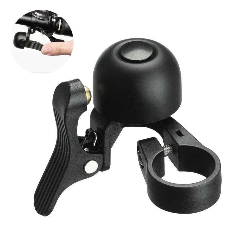 Bike Bell with Crisp Sound Alloy Ring for MTB & Road Bikes-2023-1A Left