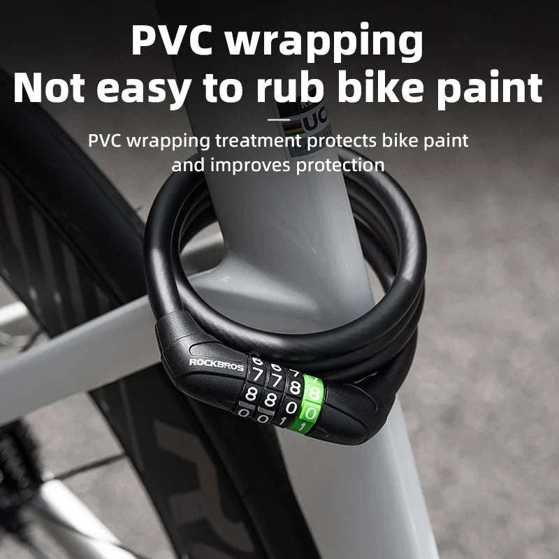 Bike Cable Lock with Password Security-32120005001