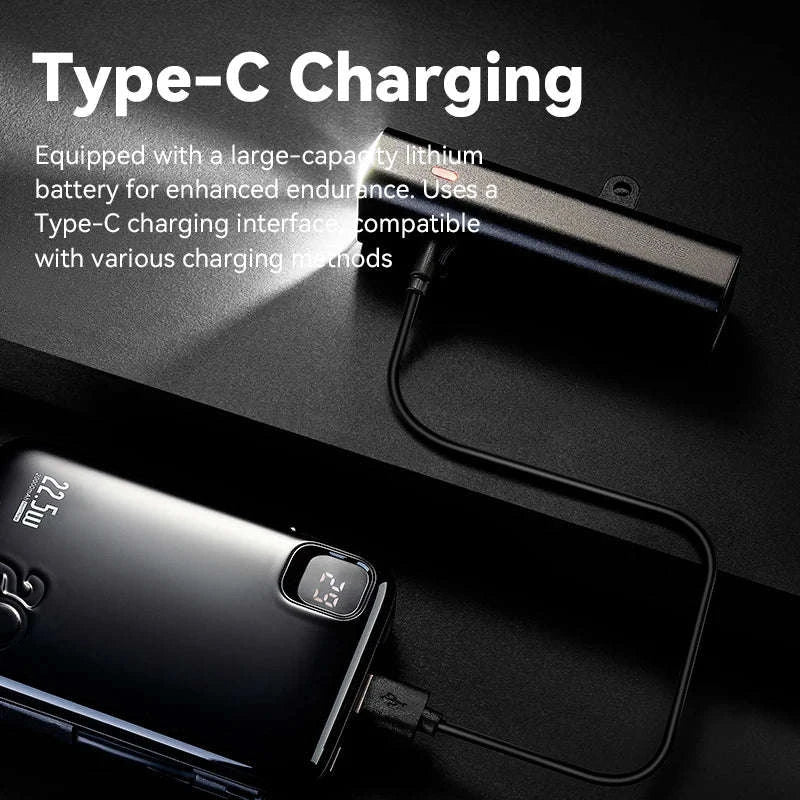 Bike Front Light 400/800LM USB-C Rechargeable IPX6 Aluminum-400LM(only light)
