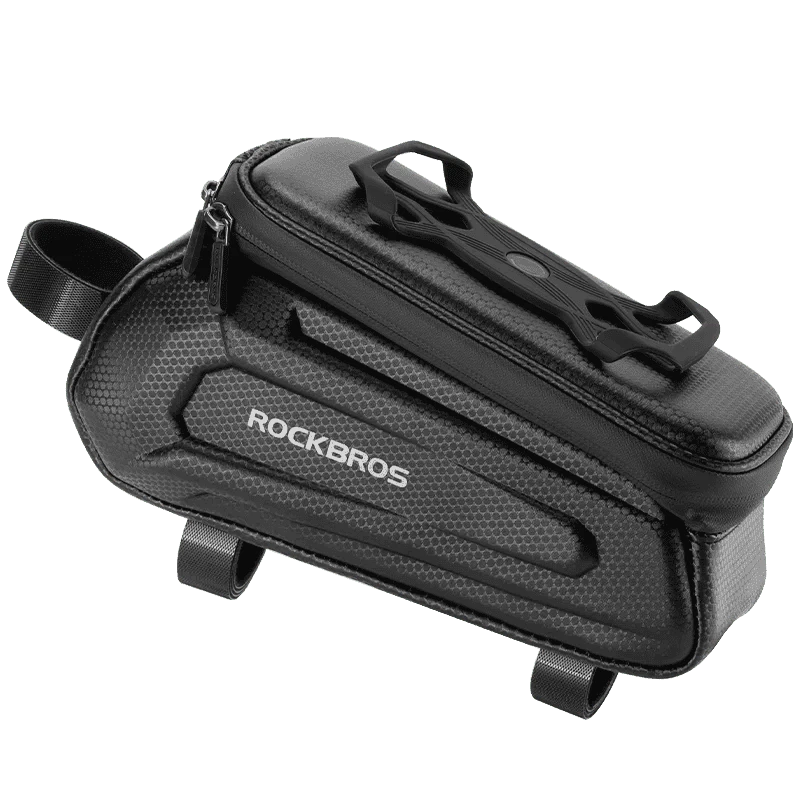 Bike Handlebar Bag with 360° Phone Holder & Touch Screen Case-072 / About 1.5L
