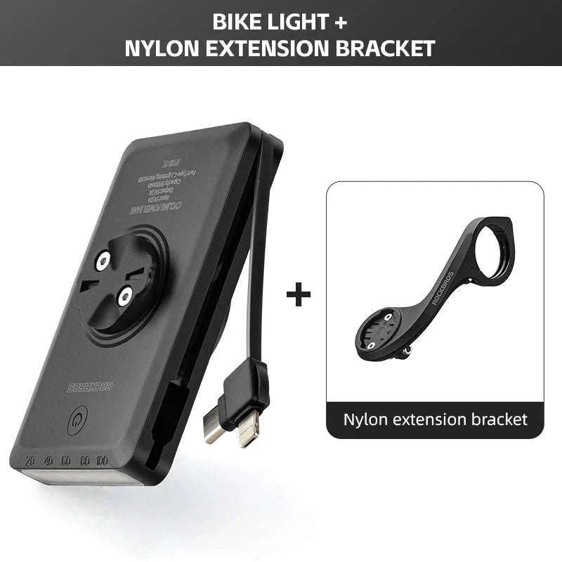 Bike Headlight 5000mAh with Digital Display & IPX6 Waterproof-RL-S1 nylon holder