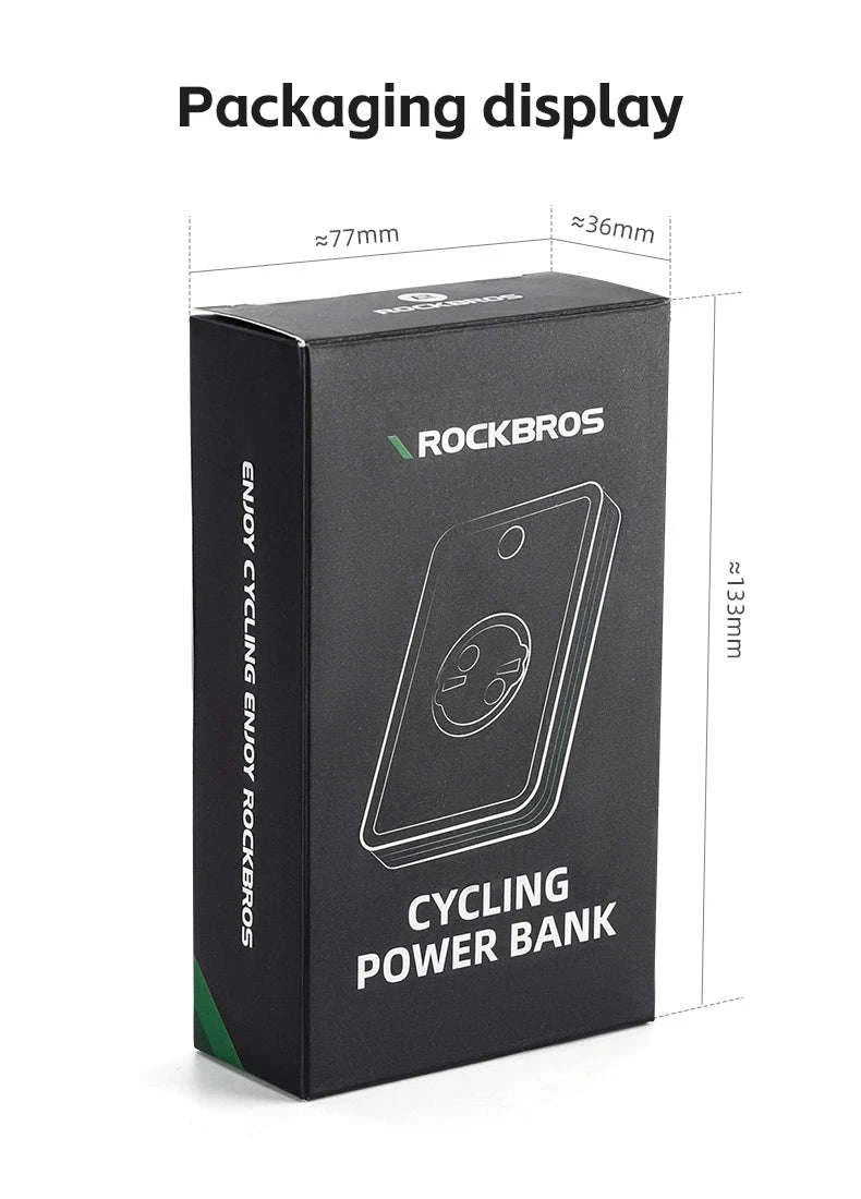 Bike Headlight 5000mAh with Digital Display & IPX6 Waterproof-RL-S1 nylon holder