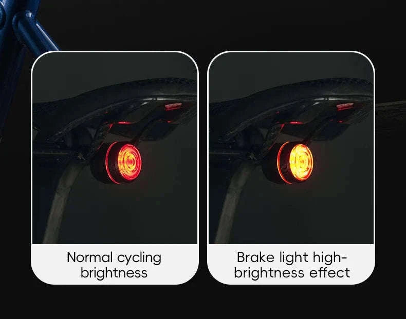 Bike Light Set with Smart Brake Sensor Tail Light 200/400LM-RHL400-BLS2