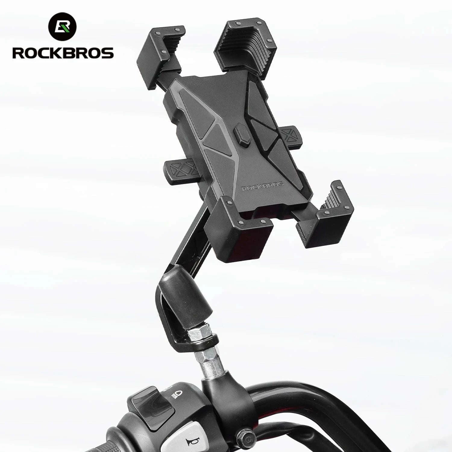 Bike Phone Holder with Anti-Vibration Quick Lock for 4.5–7.2 Inch Phones-LKZJ-Handlebar