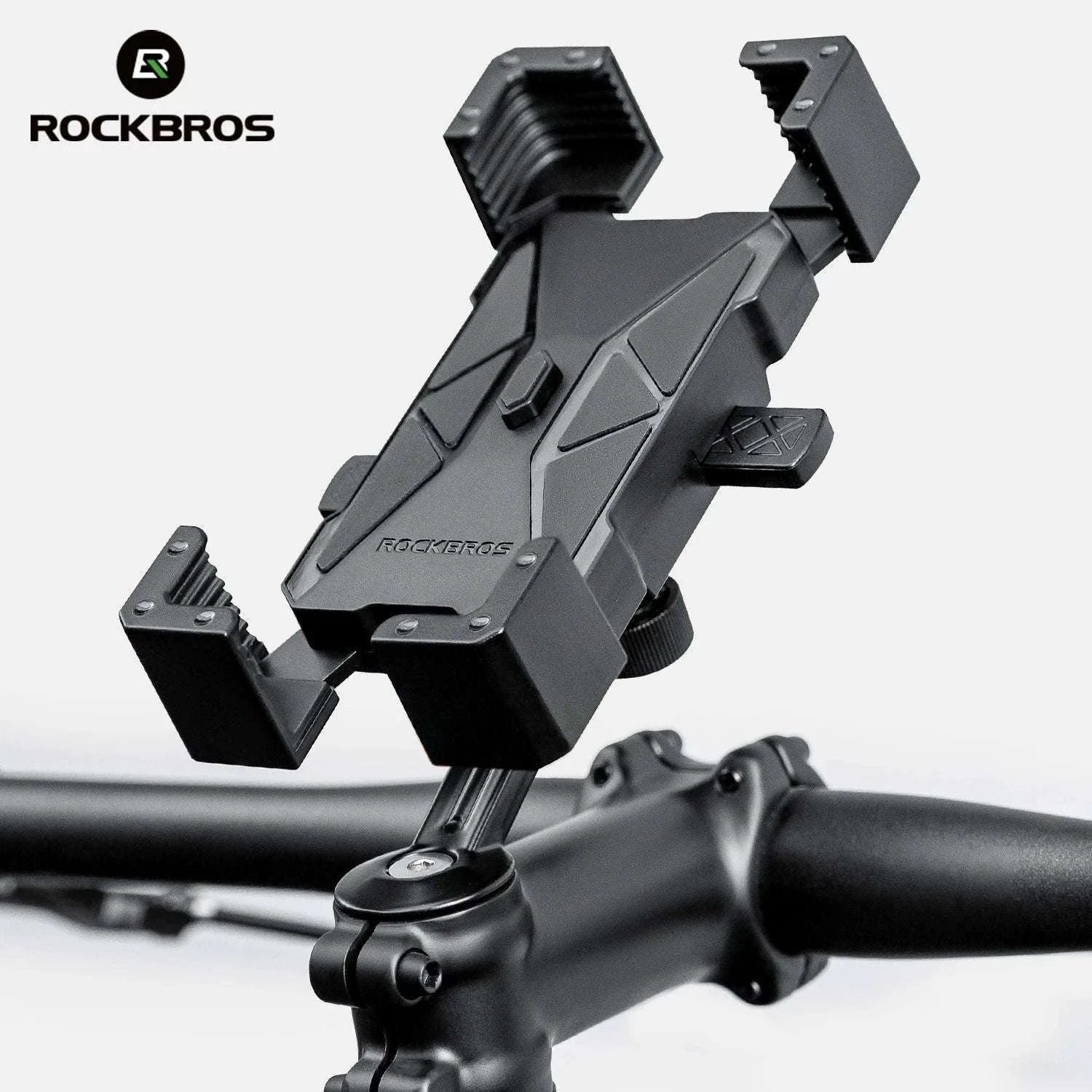 Bike Phone Holder with Anti-Vibration Quick Lock for 4.5–7.2 Inch Phones-LKZJ-Handlebar