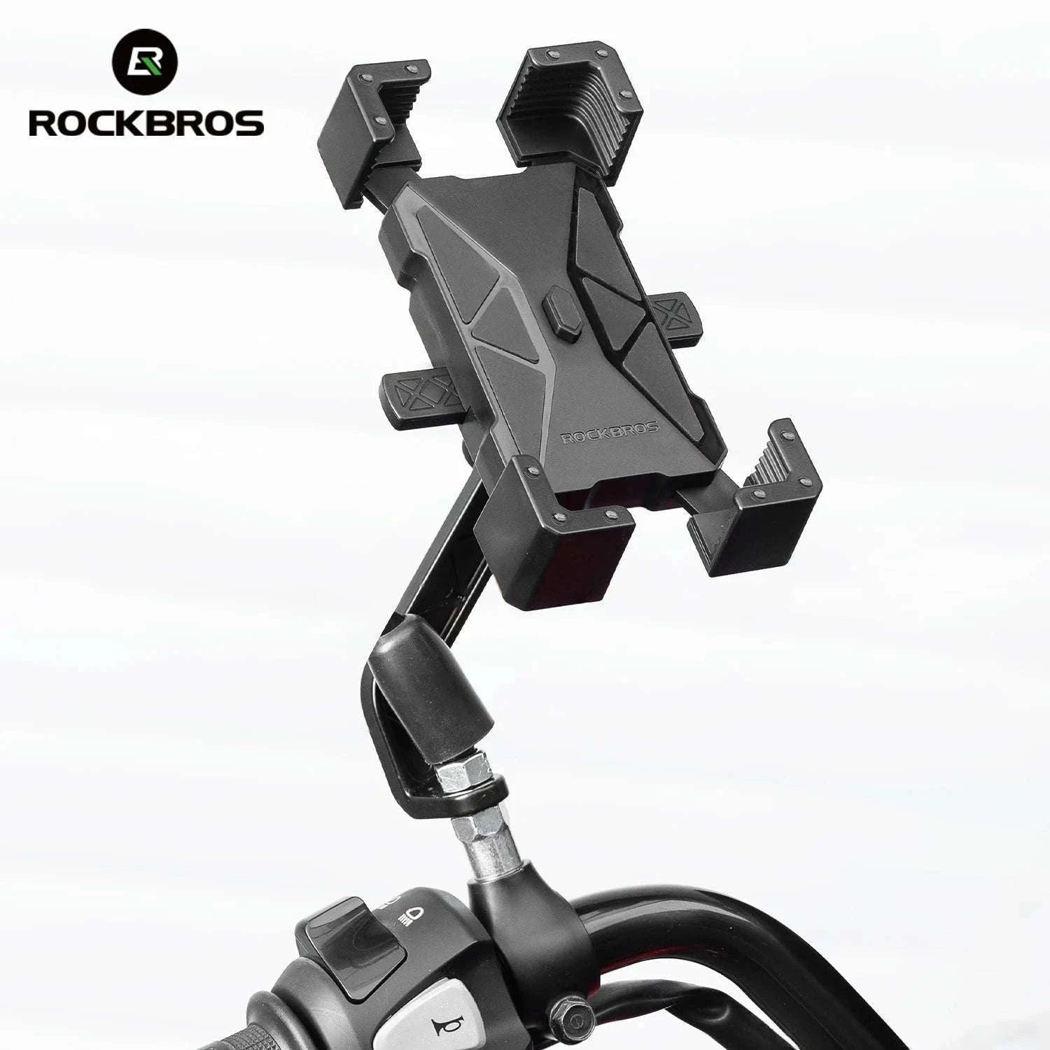 Bike Phone Holder with Anti-Vibration Quick Lock for 4.5–7.2 Inch Phones-LKZJ-Handlebar