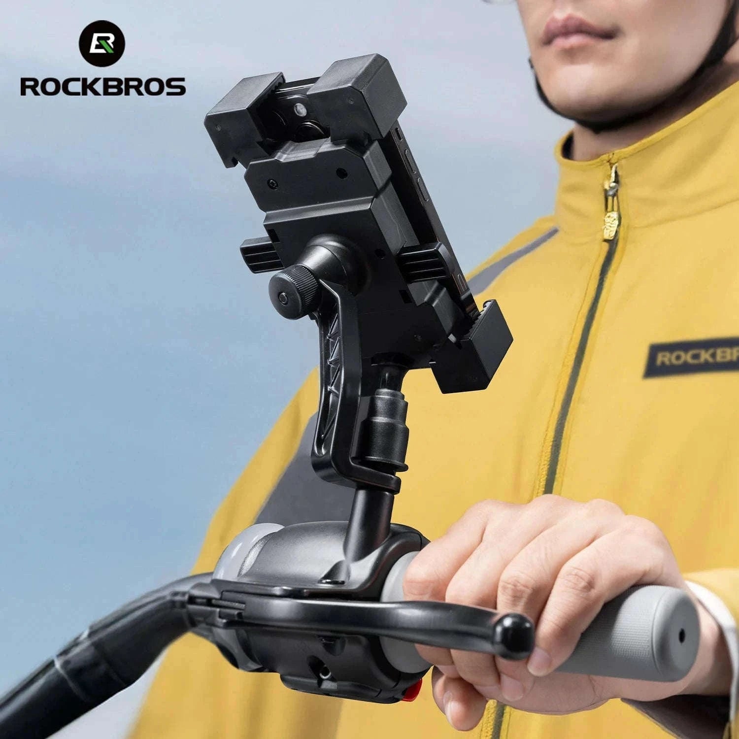 Bike Phone Holder with Anti-Vibration Quick Lock for 4.5–7.2 Inch Phones-LKZJ-Handlebar