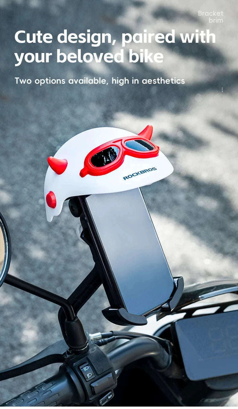 Bike Phone Holder with Rainproof Sun Shade Umbrella Mount-25210034001