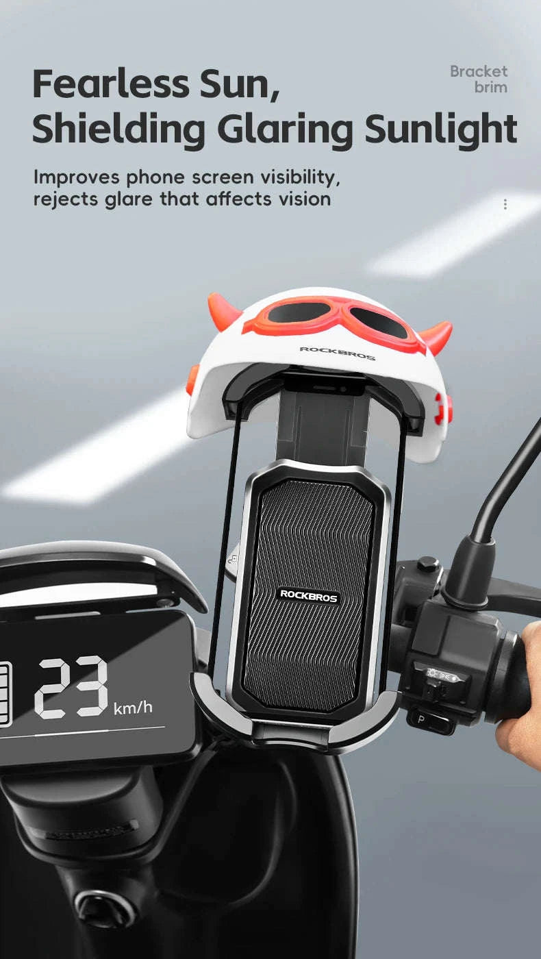 Bike Phone Holder with Rainproof Sun Shade Umbrella Mount-25210034001