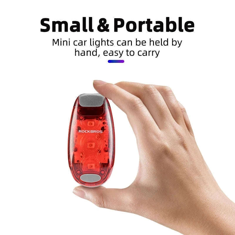 Bike Rear Light Mini Taillight IPX5 Water-Resistant Safety Lamp-ZPWD-1