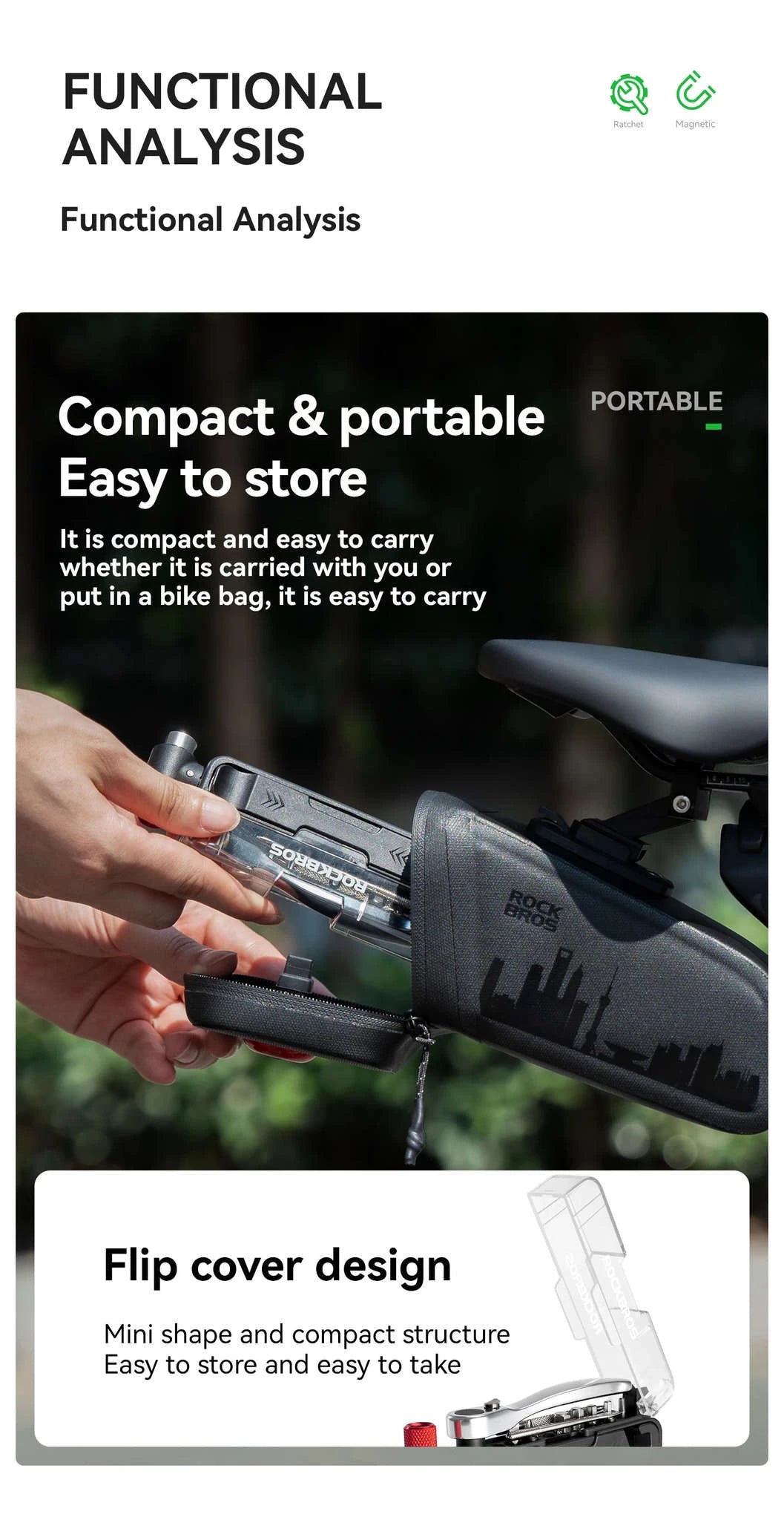 Bike Repair Tool Kit with Ratchet Wrench & Tyre Levers-430036001