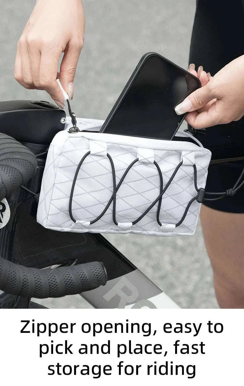 Bike Top Tube Bag Large Capacity Rainproof Cycling Storage-3012011301