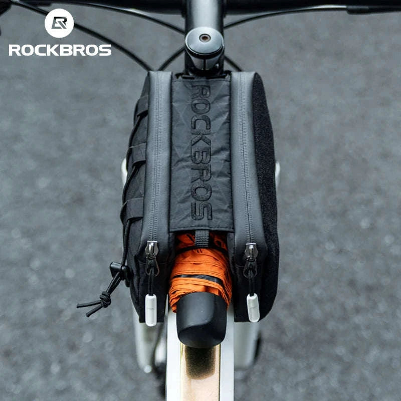 Bike Top Tube Bag Large Capacity Rainproof Cycling Storage-3012011301
