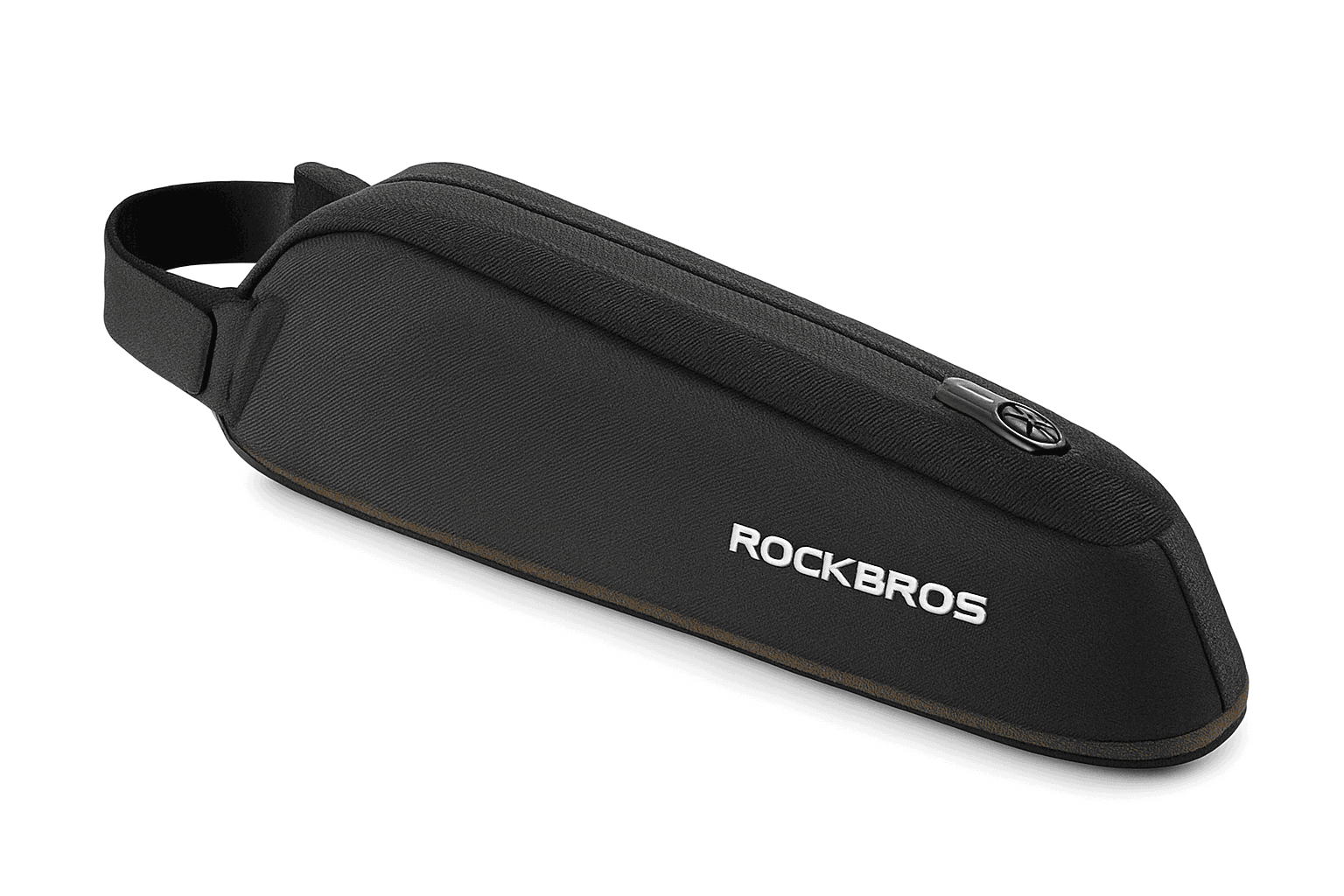 Bike Top Tube Frame Bag Rainproof Nylon Phone & Tool Storage-green 0.65L