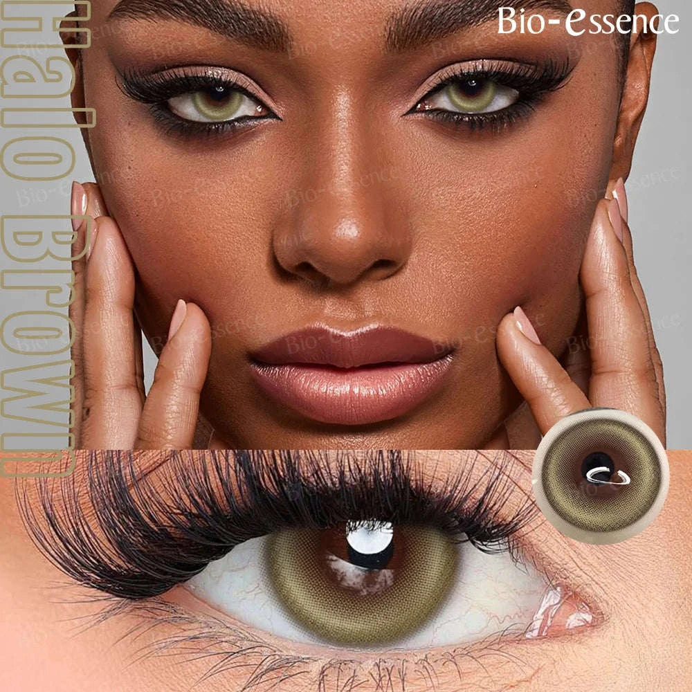 Bio-essence Colored Contact Lenses for Cosplay and Fashion-Sea blue 14.2 / 0
