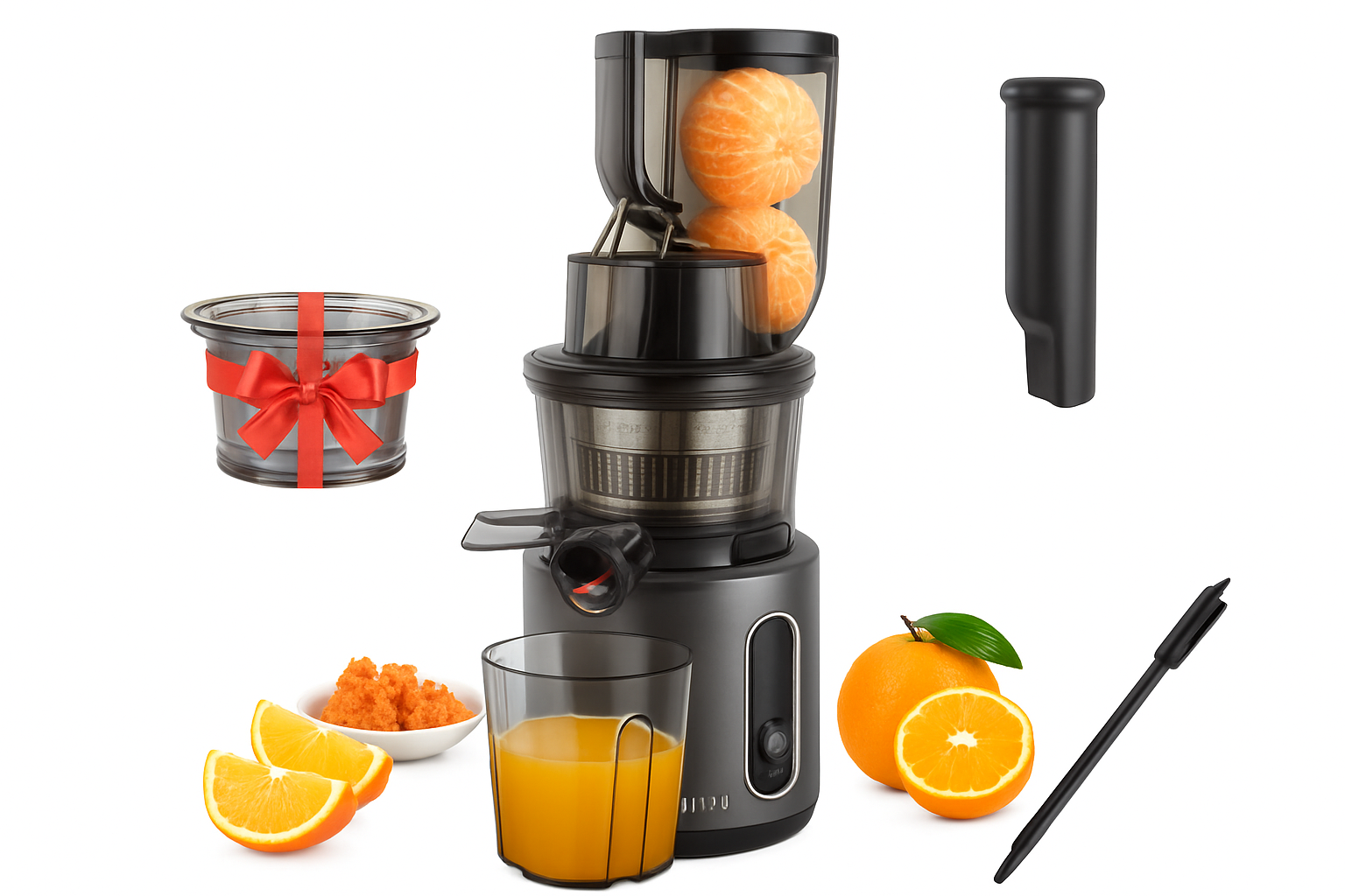 Cold Press Juicer with 75mm Feed Chute and 200W Motor