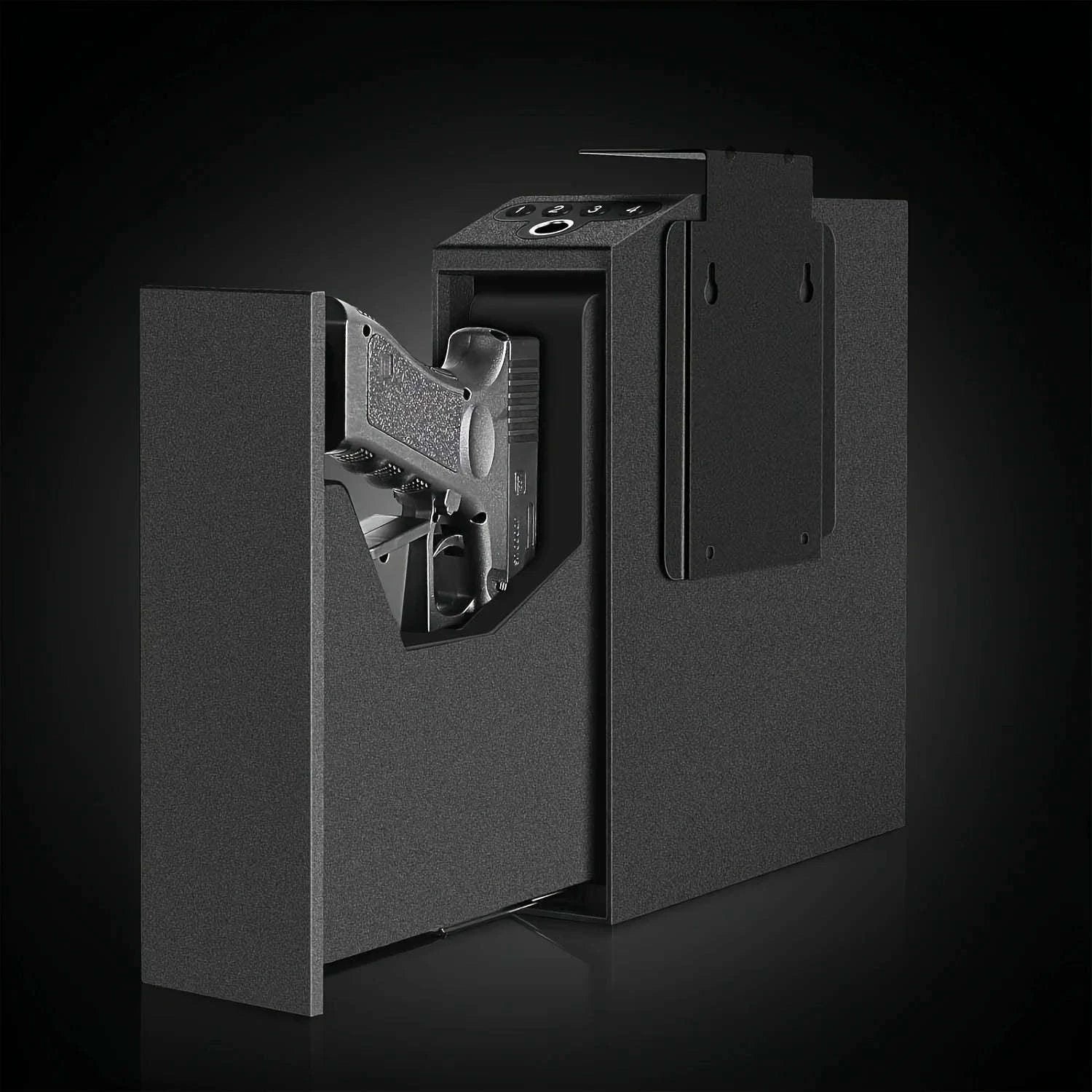 Biometric Slider Handgun Safe-black / United States