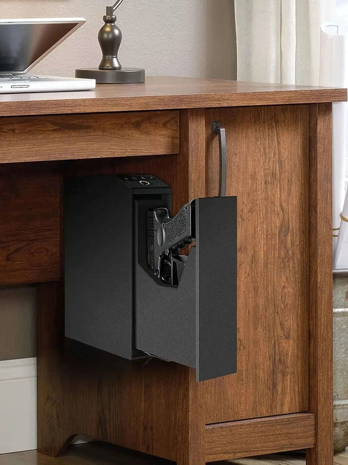 Biometric Slider Handgun Safe-black / United States