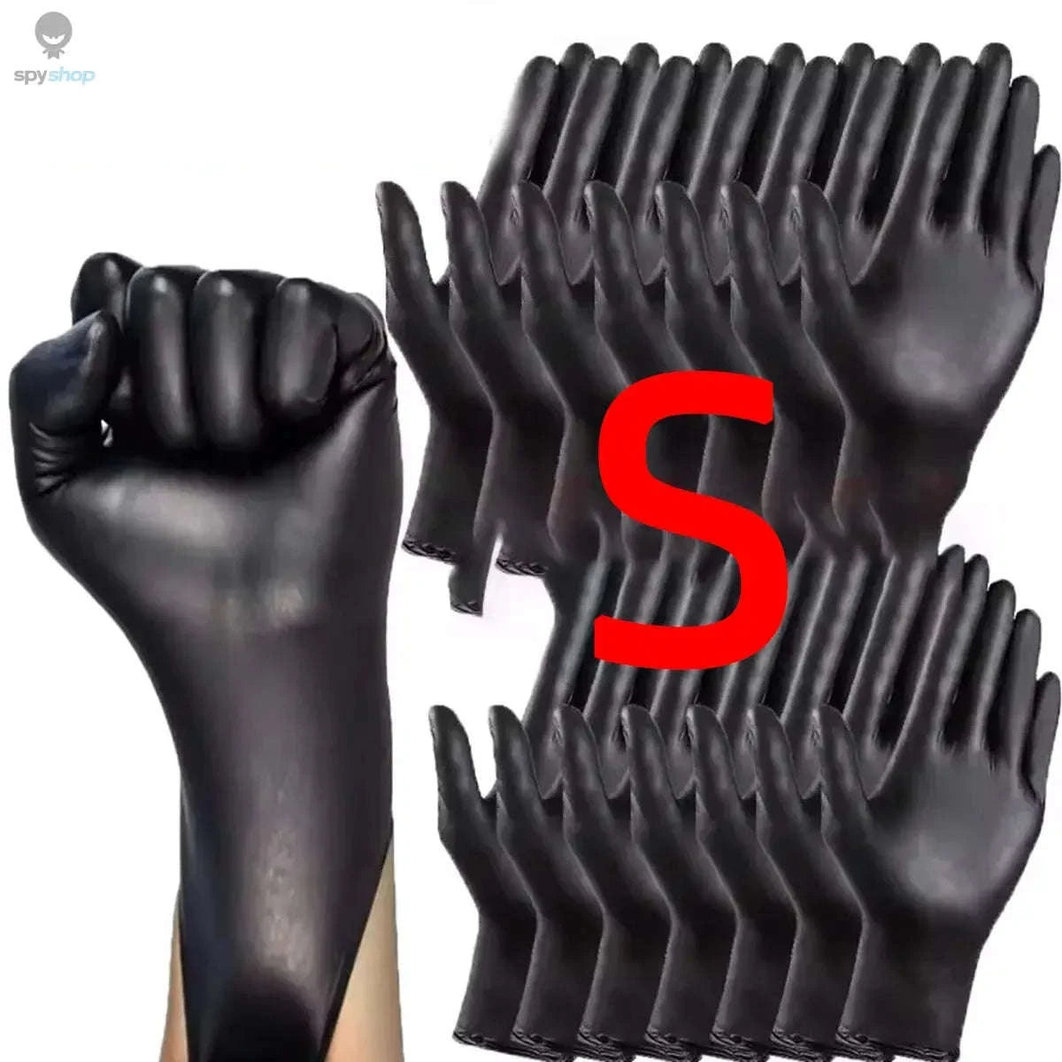 Black Disposable Gloves – Nitrile Protection for Everyday Tasks-XL / 10pcs