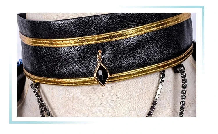 Black Gold Demon Hunters Cosplay Costume for Women-Zoey Costume / 130