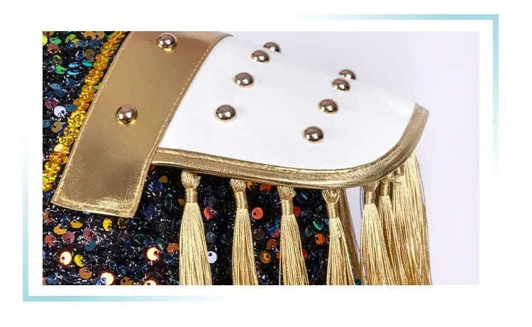 Black Gold Demon Hunters Cosplay Costume for Women-Zoey Costume / 130