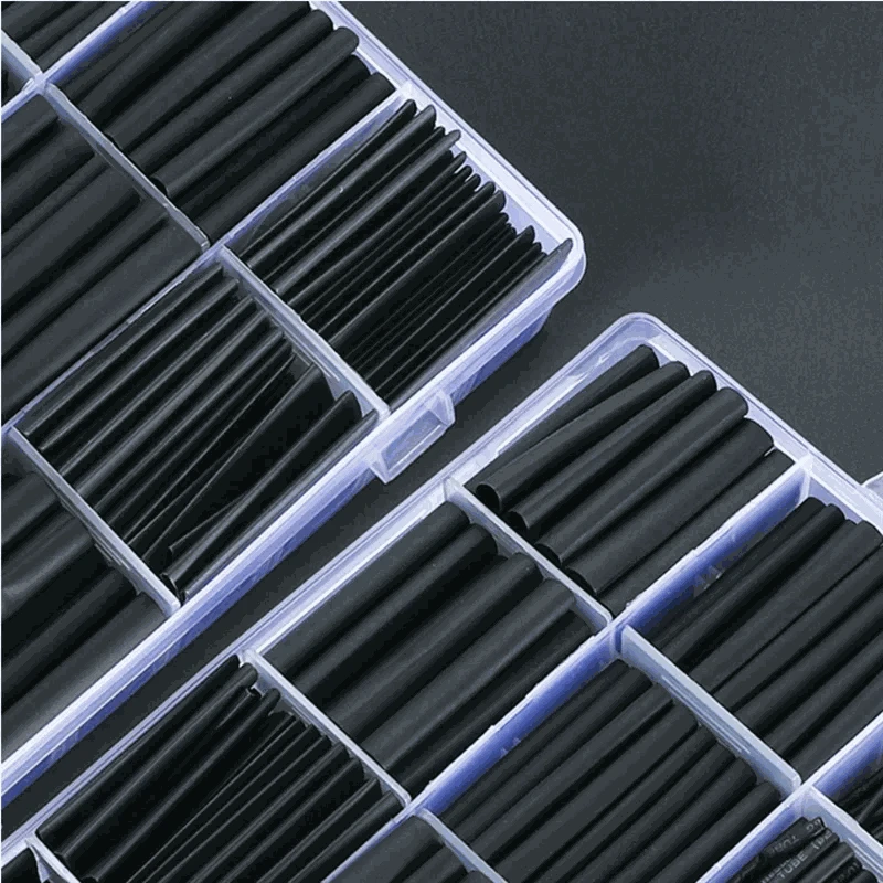 Black Heat Shrink Tube Kit-US-Plug 110V / Mixed-size / CHINA