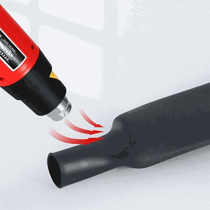 Black Heat Shrink Tube Kit-US-Plug 110V / Mixed-size / CHINA