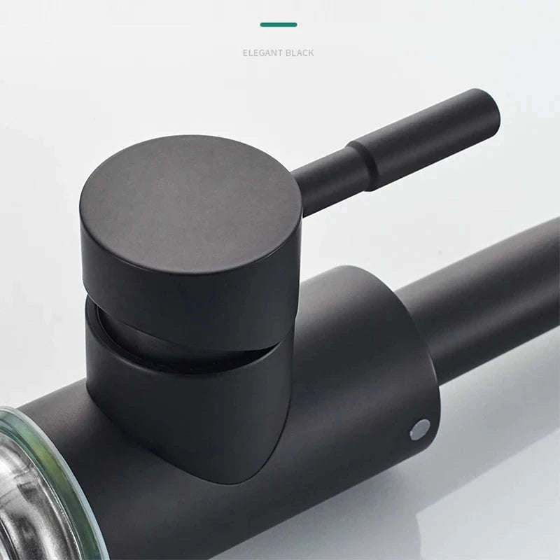 Black Nickel Bathroom Faucet-Black B