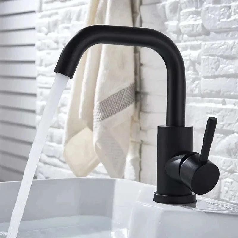 Black Nickel Bathroom Faucet-Black B