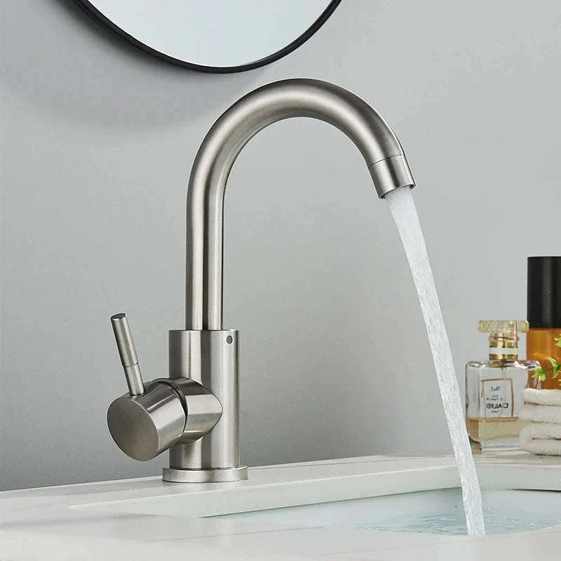 Black Nickel Bathroom Faucet-Black B