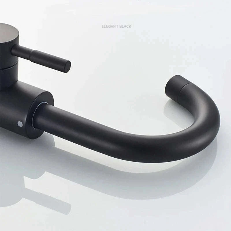 Black Nickel Bathroom Faucet-Black B