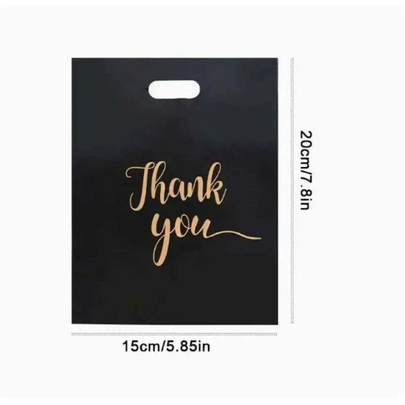 Black Thanksgiving Gift Bags, 100-Pack Party Favor Bags-Pink-20x30cm / 100pcs