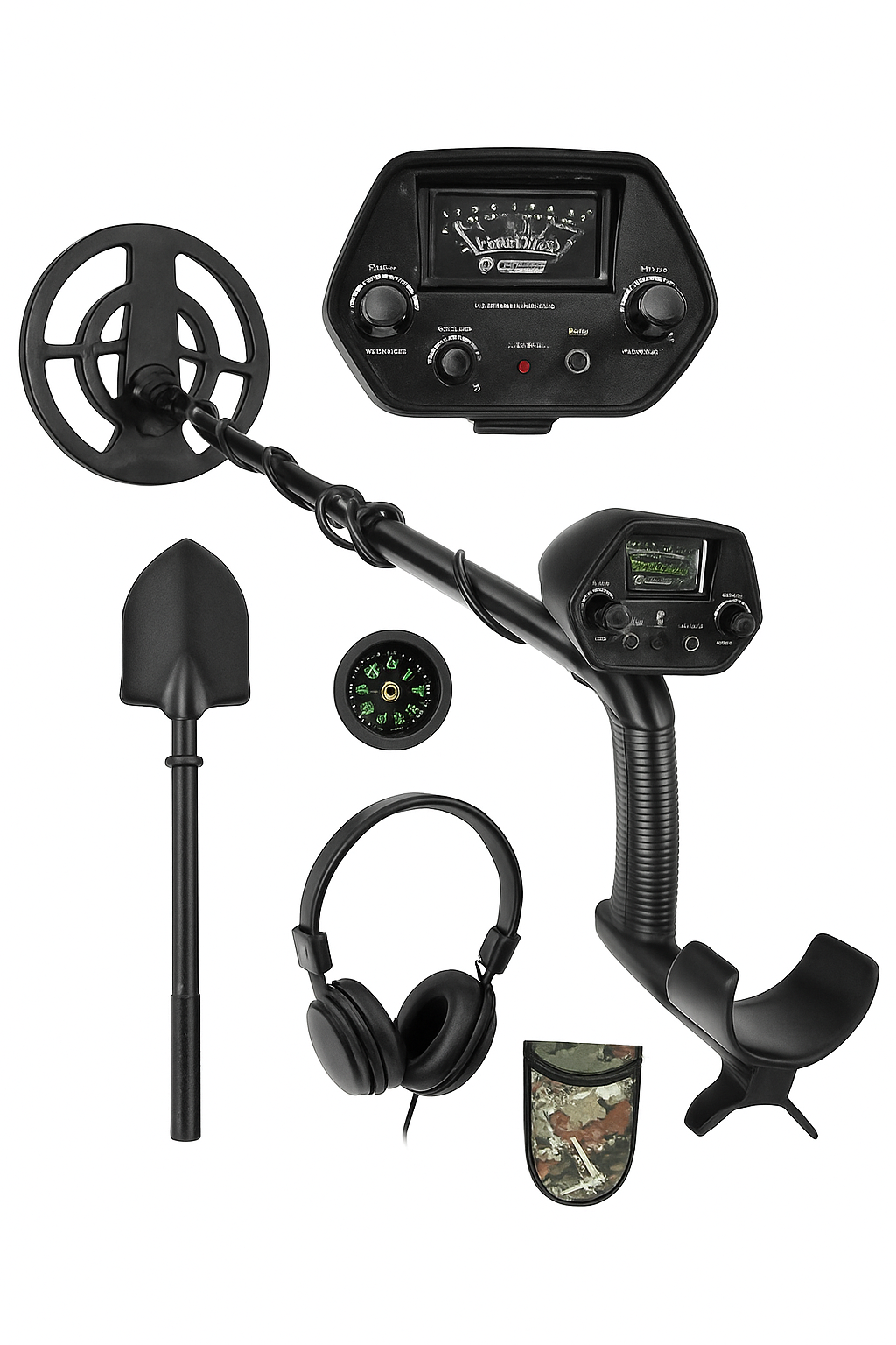 Metal Detector for Adults with Bigger LCD Display, 10–30 cm Depth