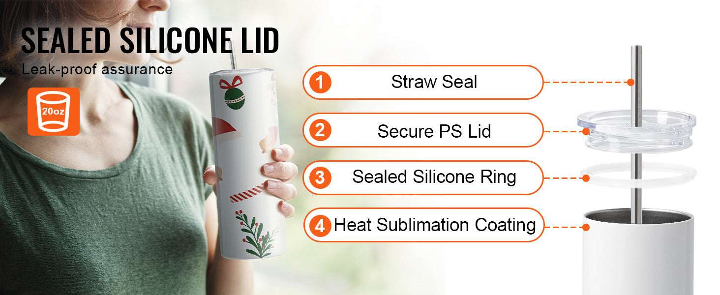 Blank Sublimation Tumblers Bulk 20oz & 30oz Stainless Steel Cups-8PCs 20oz / france / 501-600ml