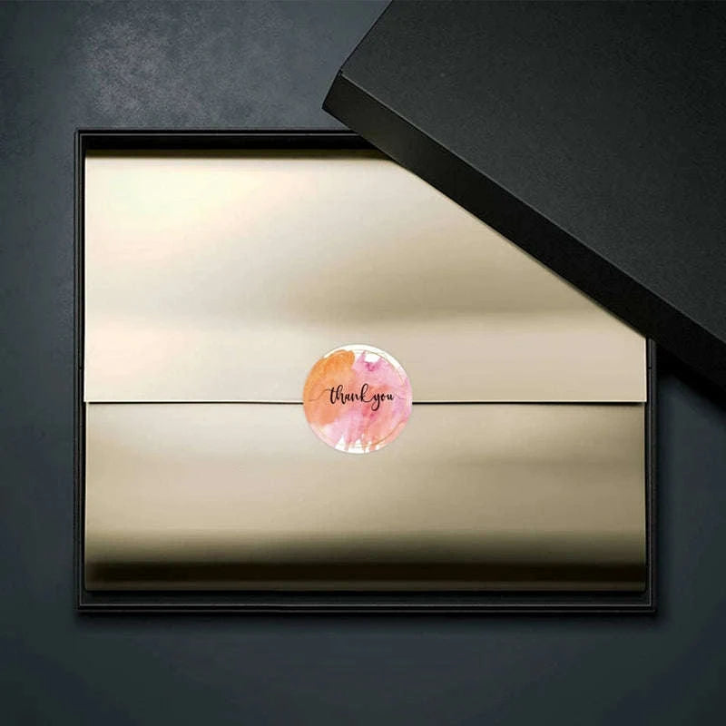 Blue Thank You Stickers for Packaging and Gifts-H0052-300pcs