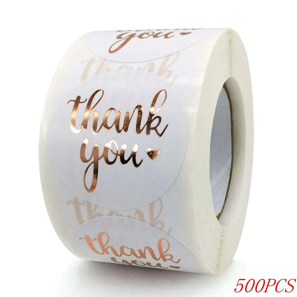 Blue Thank You Stickers for Packaging, Gifts, and Orders-H0052-300pcs