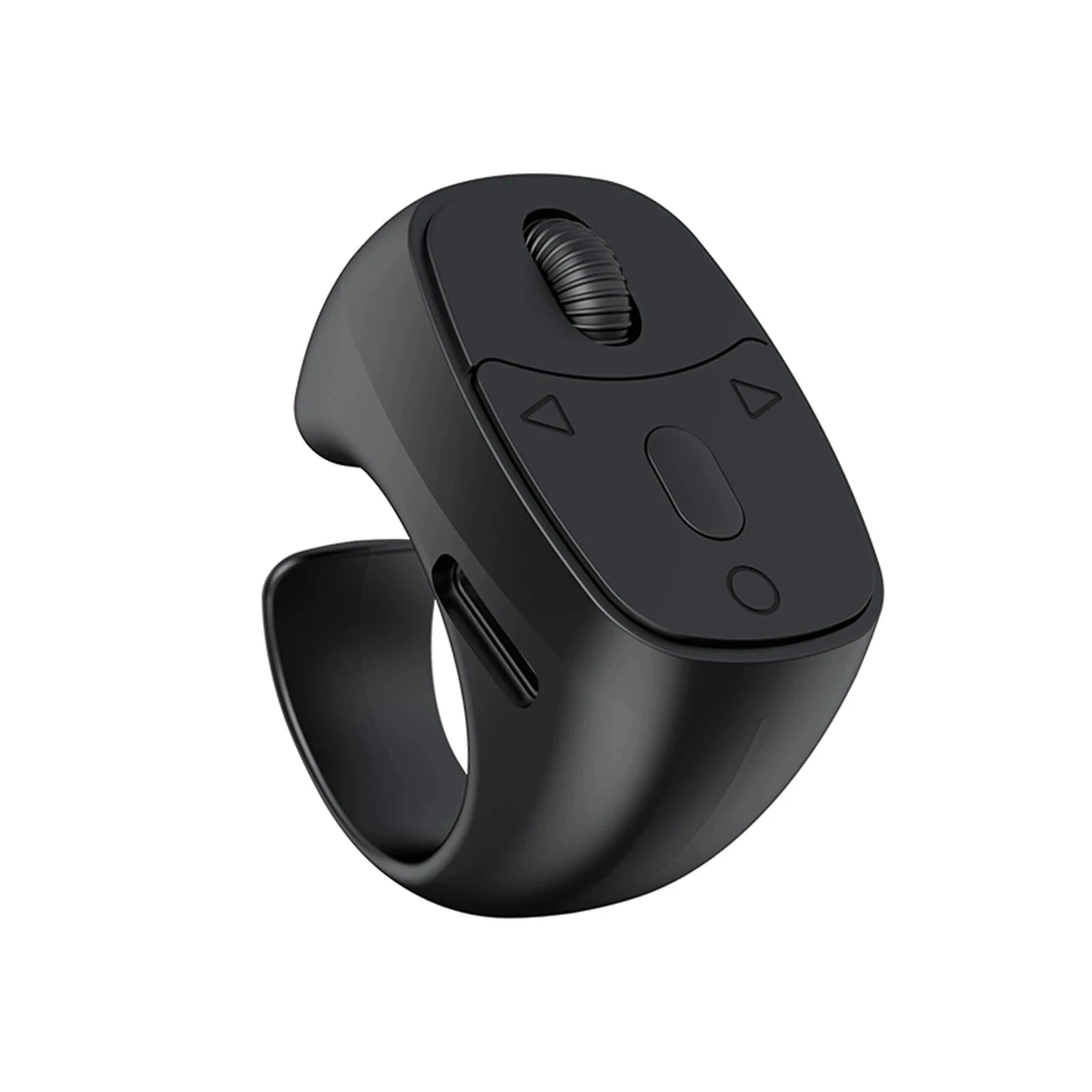 Bluetooth 5.3 Finger Ring Remote Control Scroll & Camera Shutter-White / france