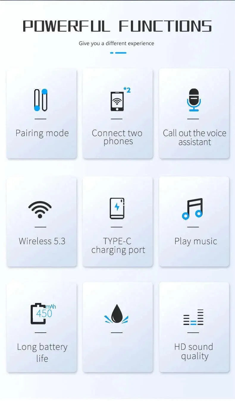 Bluetooth 5.3 Wireless Motorcycle Helmet Headset-Headset Hard Micro