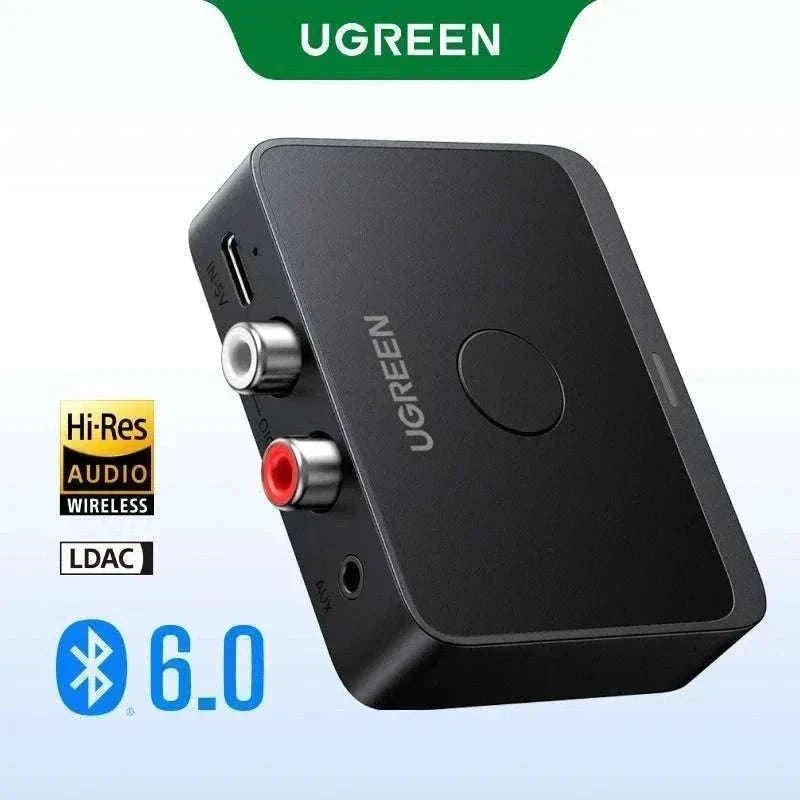 Bluetooth 6.0 AUX Receiver 3.5mm & RCA LDAC Audio Adapter-Bluetooth receiver / China Mainland