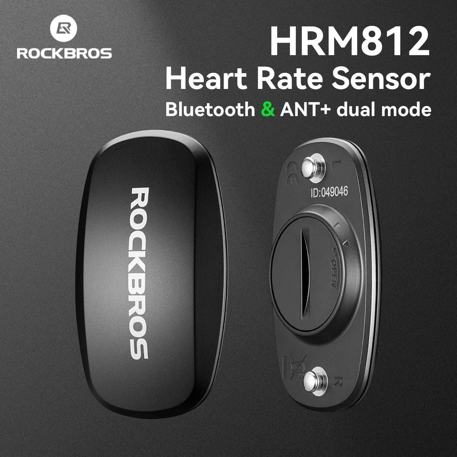 Bluetooth & ANT+ Heart Rate Monitor Chest Strap for Cycling-HRM812