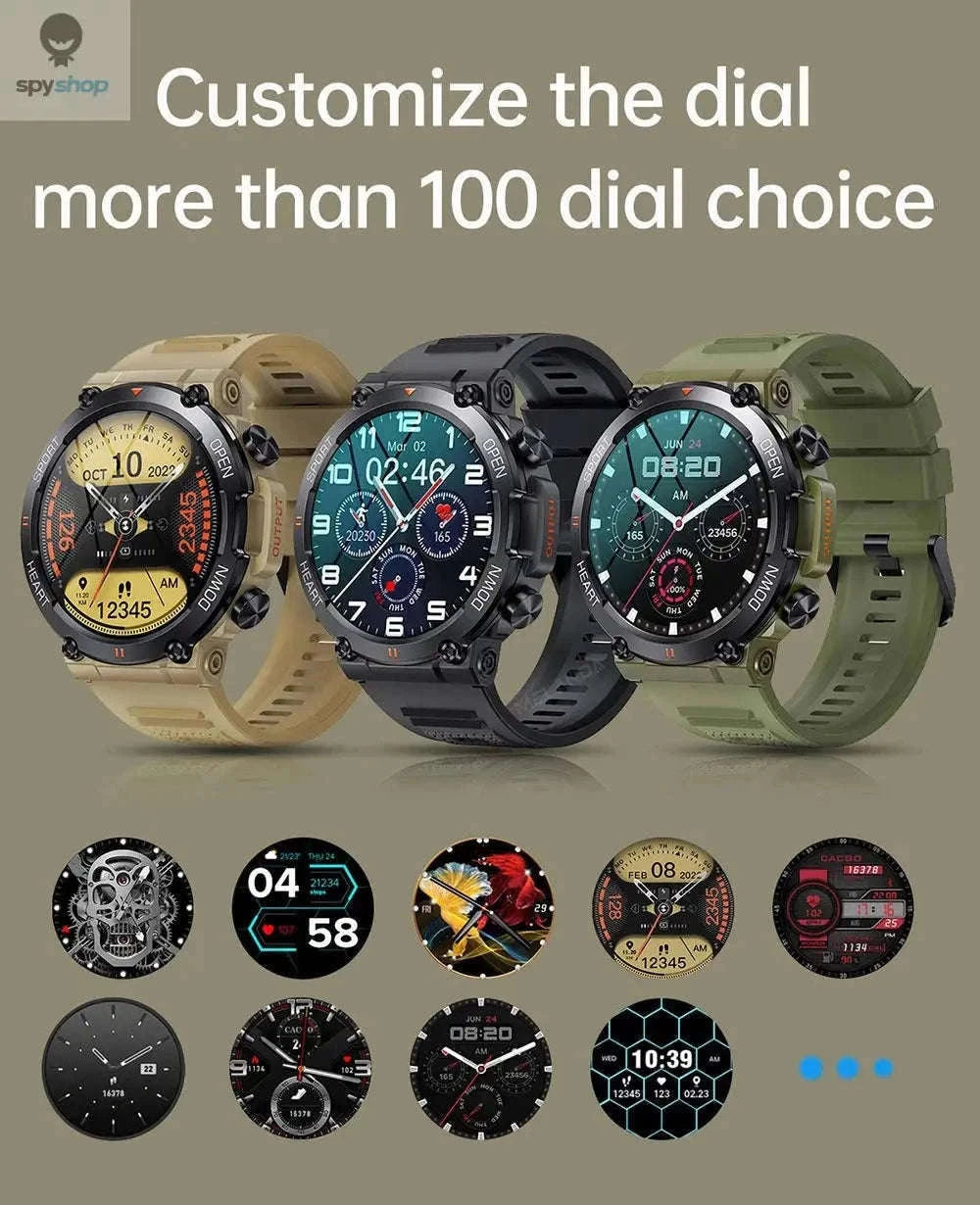 Bluetooth Call Smart Watch with 1.39-Inch HD Display-Steel Black