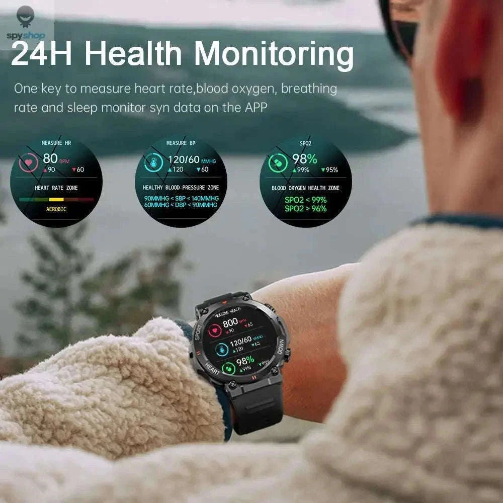 Bluetooth Call Smart Watch with 1.39-Inch HD Display-Steel Black