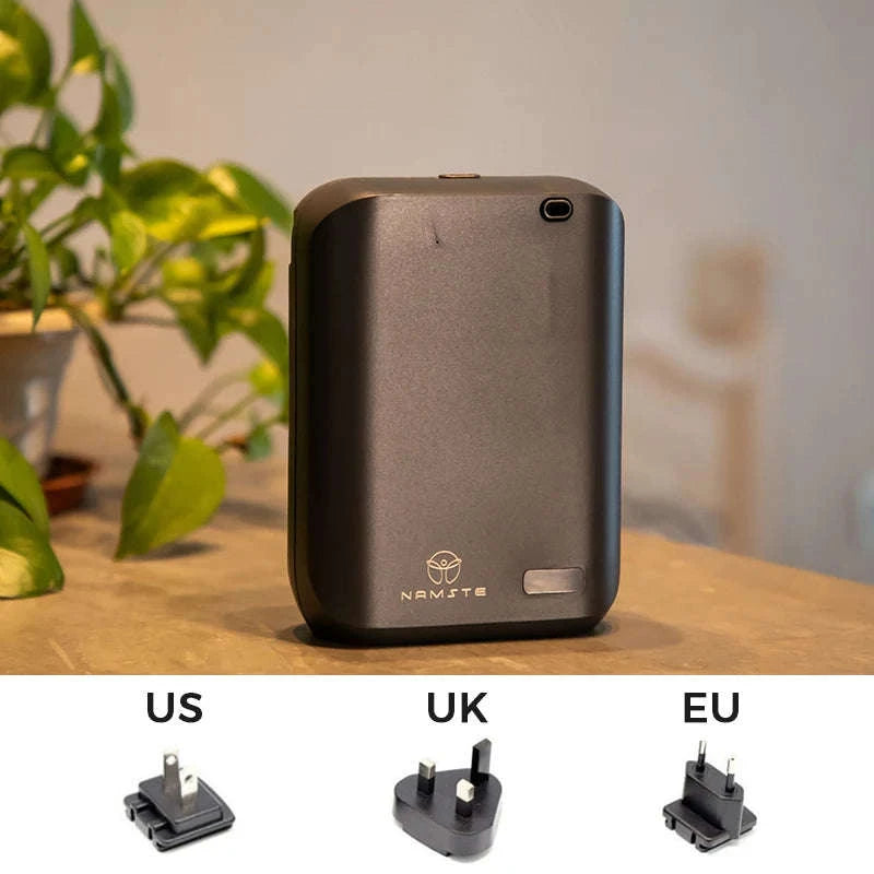 Bluetooth-Controlled 150ml Aroma Diffuser for Home and Hotel Use-United States / Black / US