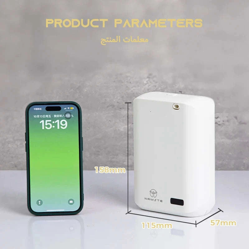 Bluetooth-Controlled 150ml Aroma Diffuser for Home and Hotel Use-United States / Black / US