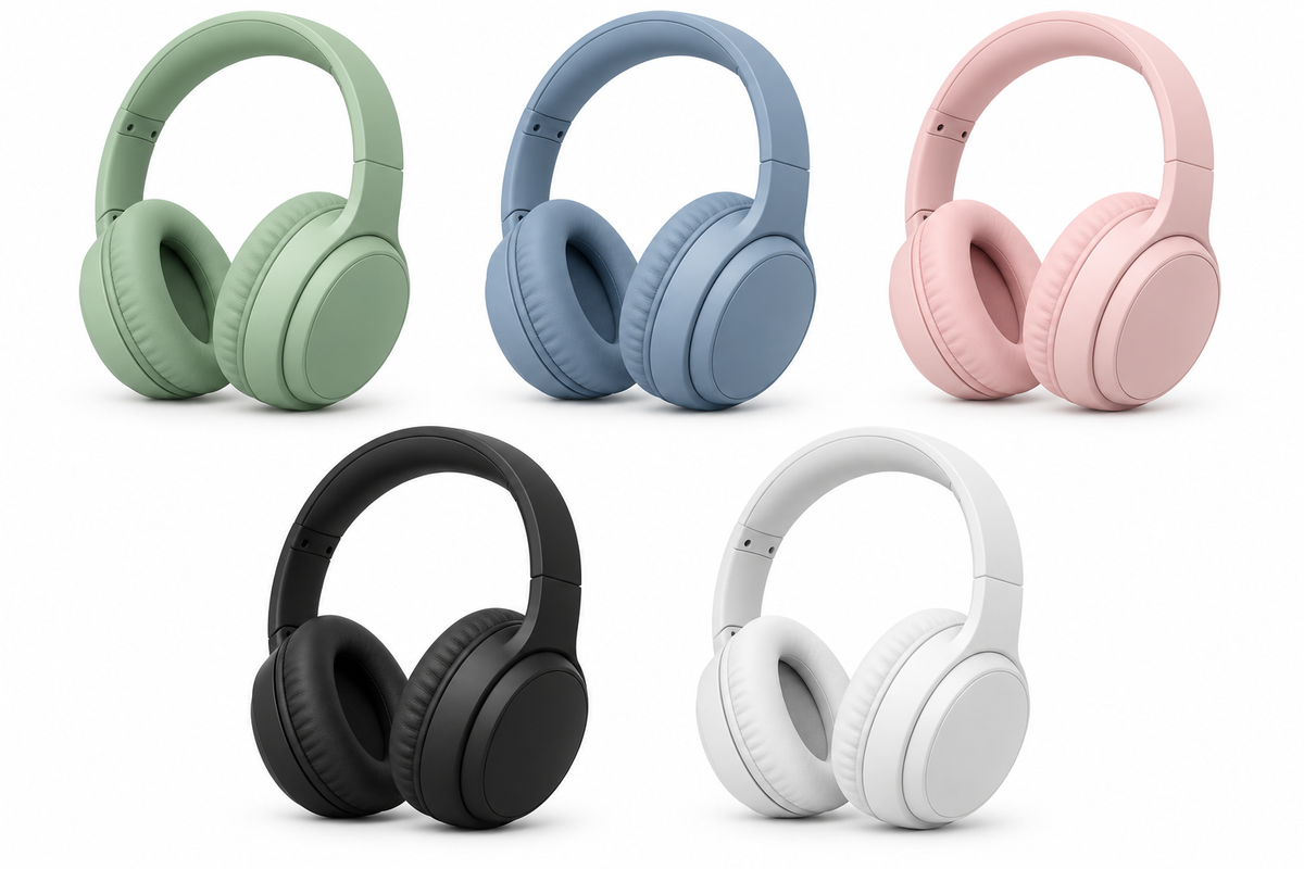 Bluetooth naglavne slušalke v petih barvah