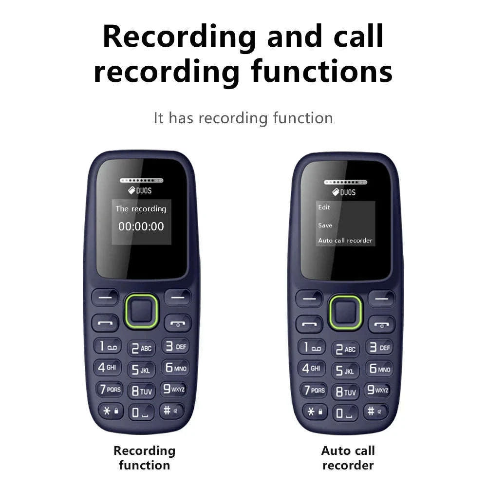 BM310 Mini 2G Unlocked Phone with Dual SIM and Bluetooth-WHITE